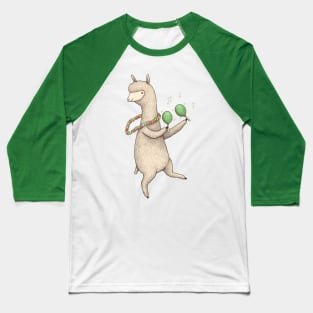 Alpaca on Maracas Baseball T-Shirt